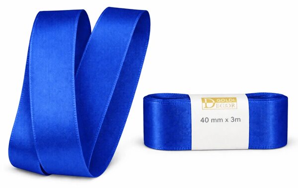 Stuha taftová Royal Blue sytě modrá 40mmx3m (8,-Kč/m)