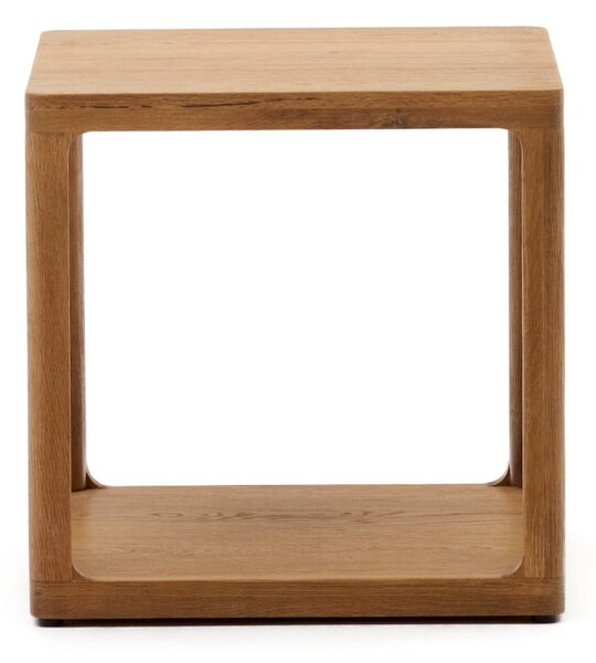 Odkládací stolek v dekoru dubu 50x50 cm Maymai – Kave Home