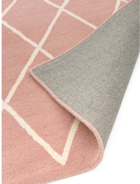 Růžový ručně tkaný vlněný koberec 80x150 cm Albany – Asiatic Carpets