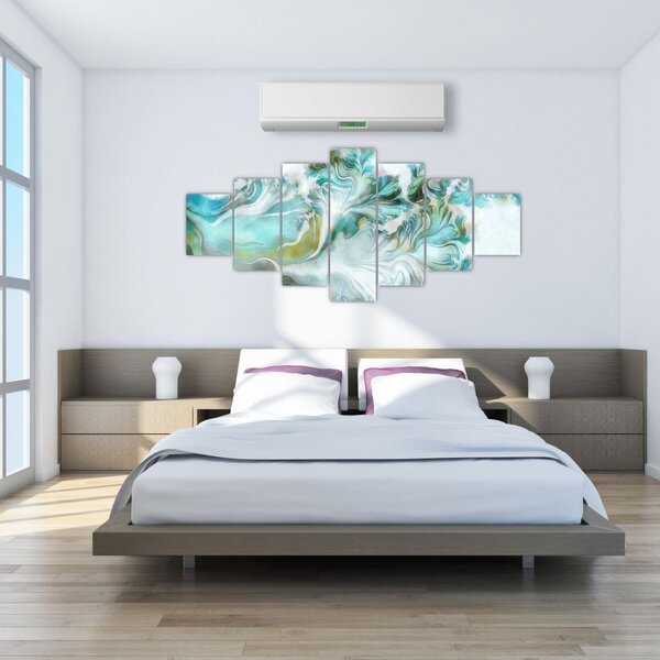 Obraz - Malba abstraktních vzorů (210x100 cm)