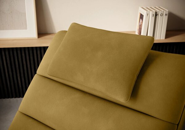 Pohodlná lenoška ARIELLA - hořčicová