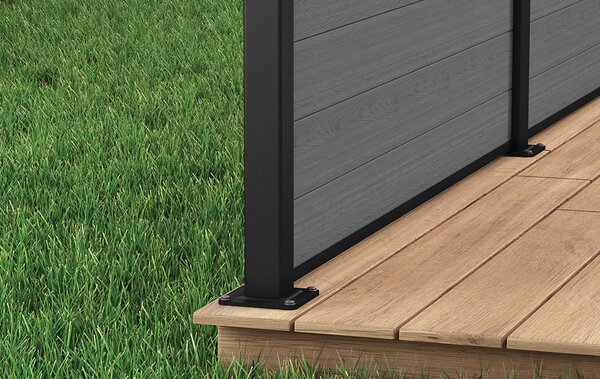 KETER Plotový panel KETER FENCE KIT šedý (3x panel)