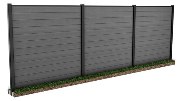 KETER Plotový panel KETER FENCE KIT šedý (3x panel)