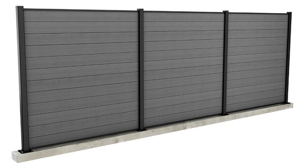 KETER Plotový panel KETER FENCE KIT šedý (3x panel)