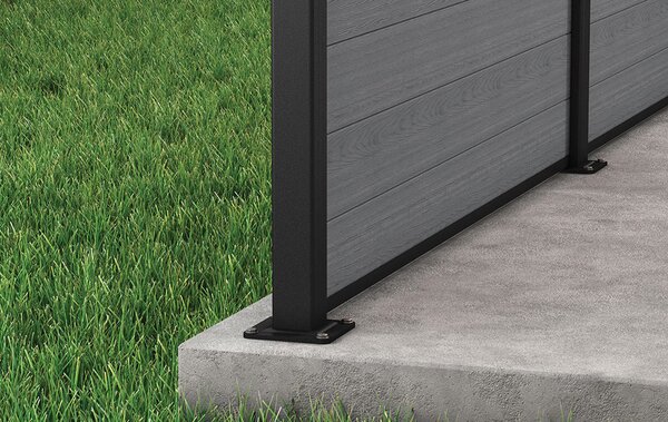 KETER Plotový panel KETER FENCE KIT šedý (3x panel)