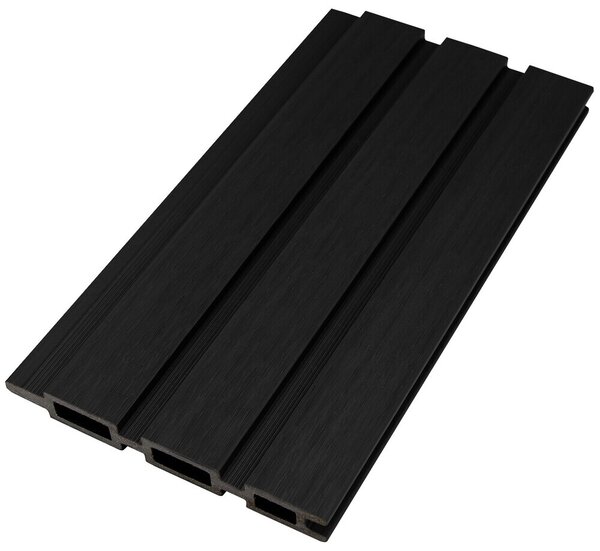 ROJA MODERN plotový panel WPC 180x180 cm HORIZONTÁLNÍ i VERTIKÁLNÍ a koncovky - antracit