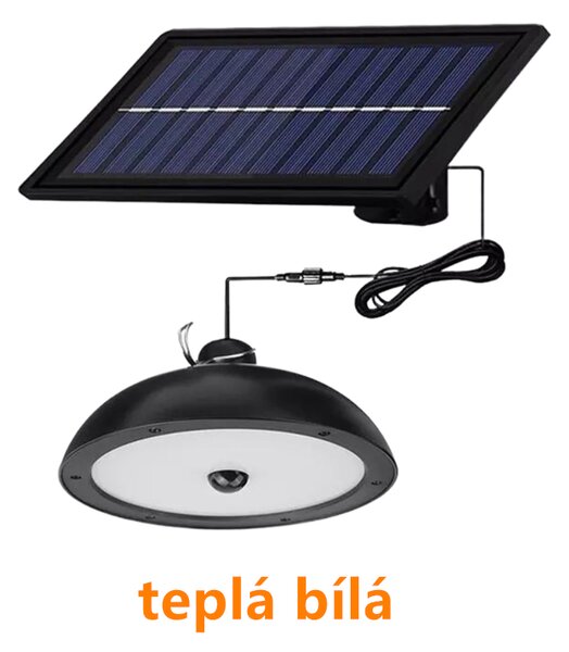 HJ Solární LED světlo s dálkovým ovládáním a jednou lampou