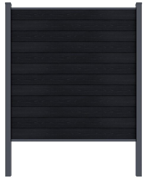 ROJA ELEMENT plotový panel WPC 180x180 cm a koncovky - antracit