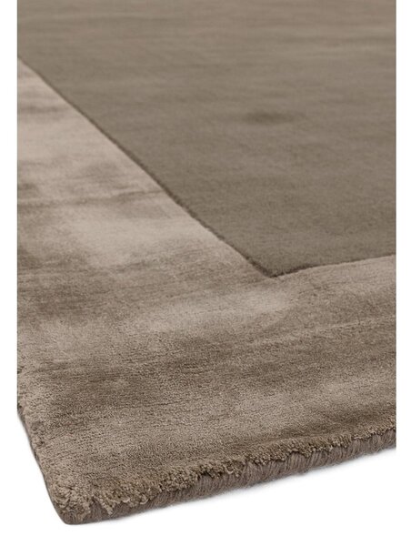 Hnědý ručně tkaný koberec s příměsí vlny 80x150 cm Ascot – Asiatic Carpets