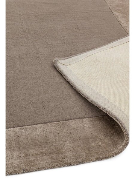 Hnědý ručně tkaný koberec s příměsí vlny 80x150 cm Ascot – Asiatic Carpets