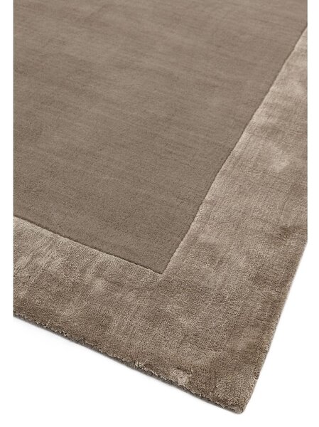 Hnědý ručně tkaný koberec s příměsí vlny 80x150 cm Ascot – Asiatic Carpets