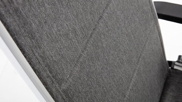 KETTLER BASIC PLUS PADDED relaxační, polohovací, hliníkové křeslo - stříbrná / antracit