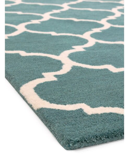 Modrý ručně tkaný vlněný koberec 120x170 cm Albany – Asiatic Carpets