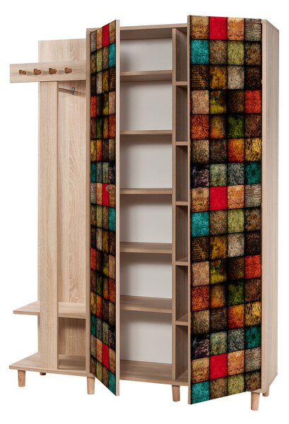 Předsíňová stěna Gardin 723 (dub sonoma). Akce -25%