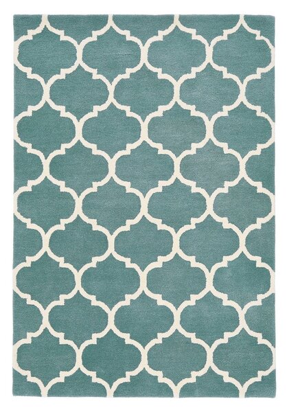 Modrý ručně tkaný vlněný koberec 120x170 cm Albany – Asiatic Carpets
