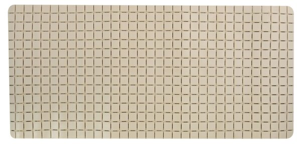 MSV protiskluzová podložka do vany QUADRO Premium, béžová, SBS kaučuk, 36 x 76 cm