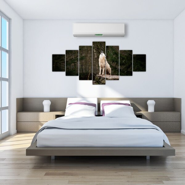 Obraz - Vytí vlka (210x100 cm)