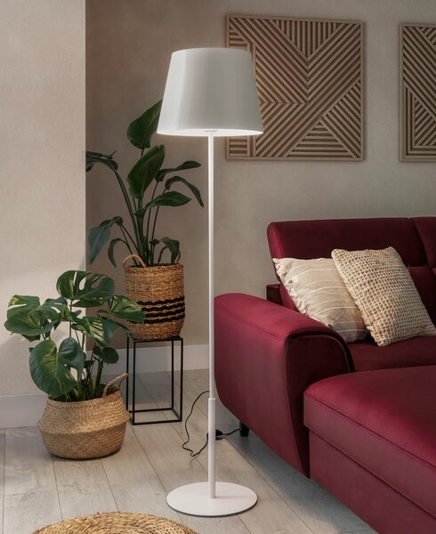 Stojací lampa ve skandinávském stylu VESPILLO - bílá
