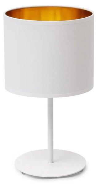 Stolní lampička ve skandinávském stylu VESPILLO - bílá / zlatá