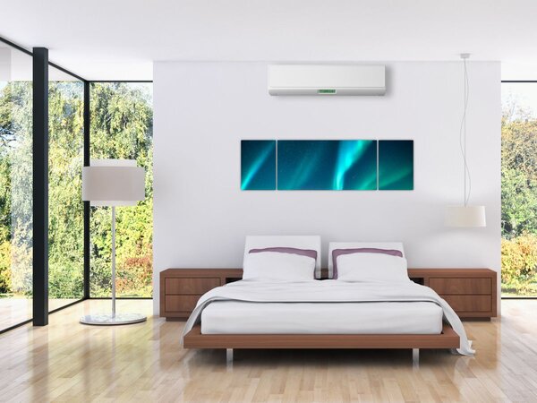 Obraz - Polarní záře (170x50 cm)