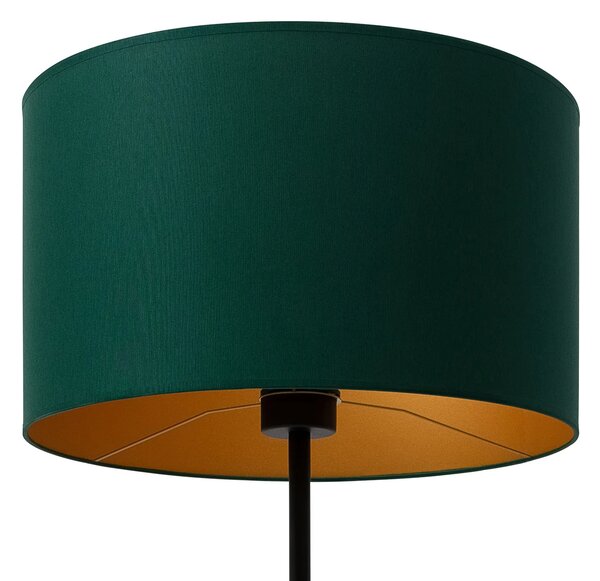 Skandinávská stojanová lampa VESPILLO - zelená / zlatá / černá