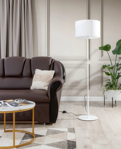 Skandinávská stojanová lampa VESPILLO - bílá