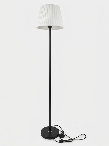 Sinsay - Stojací lampa s látkovým stínidlem - krémová