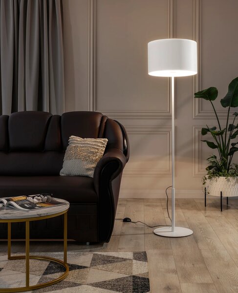 Skandinávská stojanová lampa VESPILLO - bílá