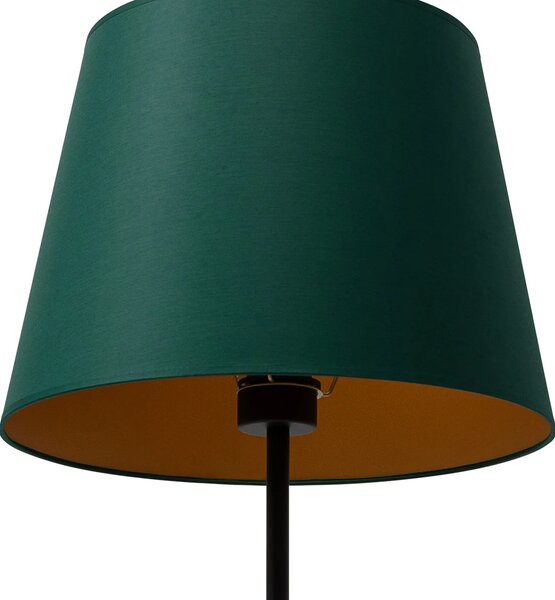 Stojací lampa ve skandinávském stylu VESPILLO - zelená / zlatá / černá