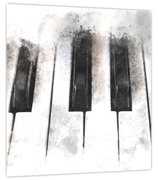 Obraz - Piano, aquarel (30x30 cm)