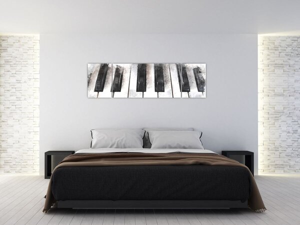 Obraz - Piano, aquarel (170x50 cm)