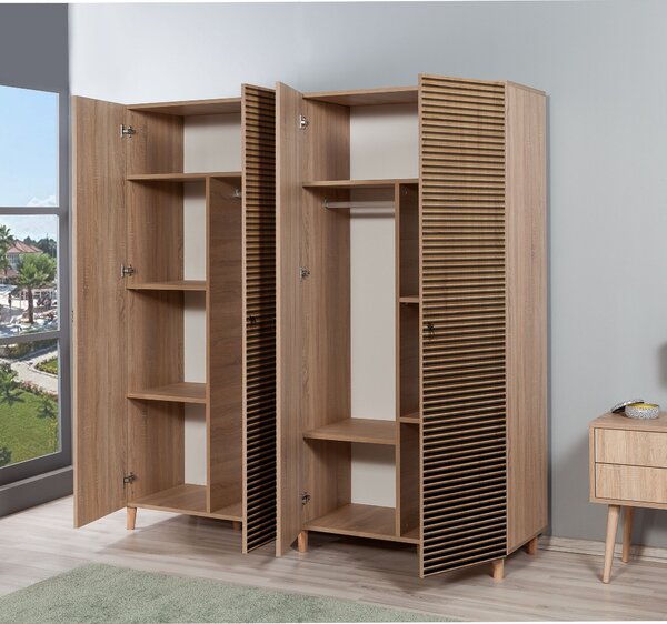 Šatní skříň Imaj (Dub sonoma). Akce -25%