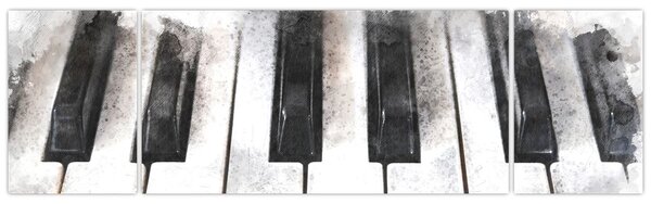 Obraz - Piano, aquarel (170x50 cm)