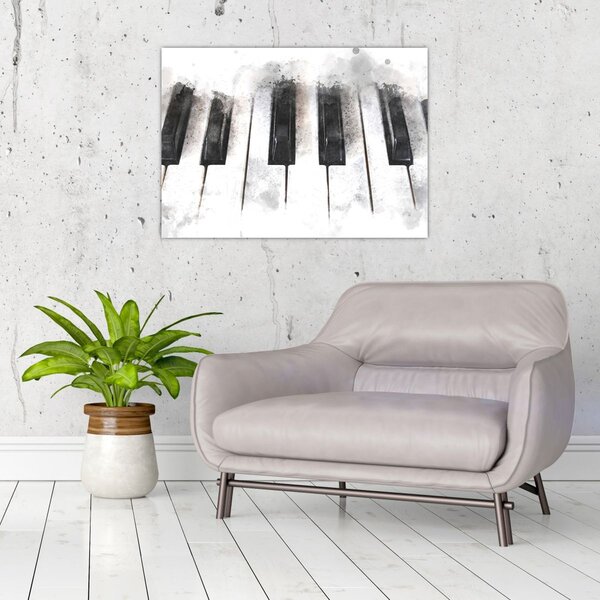 Obraz - Piano, aquarel (70x50 cm)
