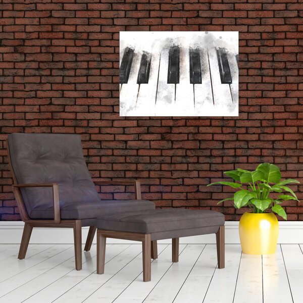 Obraz - Piano, aquarel (70x50 cm)