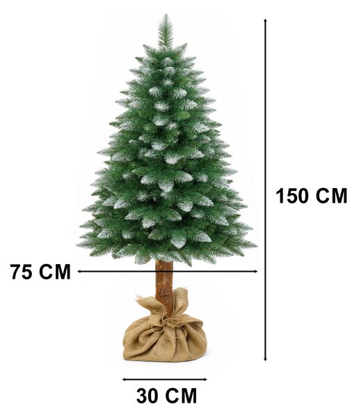 Aga Vánoční stromeček 150 cm s kmenem