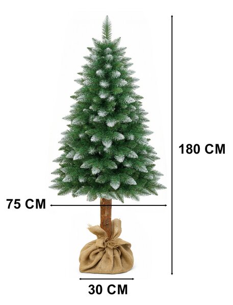 Aga Vánoční stromeček 180 cm s kmenem