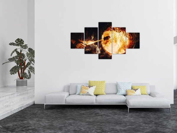 Obraz - Šamanská buben (125x70 cm)