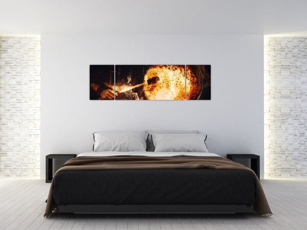 Obraz - Šamanská buben (170x50 cm)