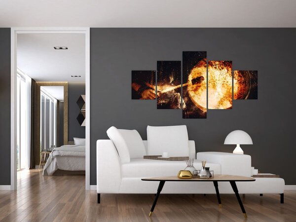 Obraz - Šamanská buben (125x70 cm)
