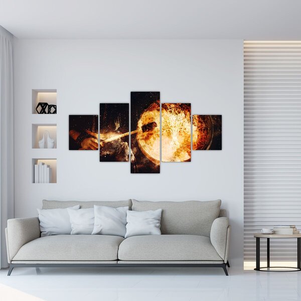 Obraz - Šamanská buben (125x70 cm)