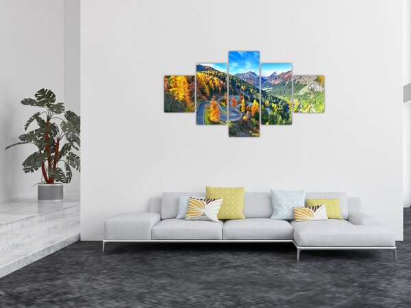 Obraz - Malojský průsmyk (125x70 cm)
