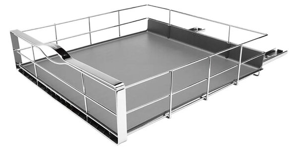 Výsuvný organizér do skříňky Simplehuman s masivním rámem z oceli, šířka 50,2 cm