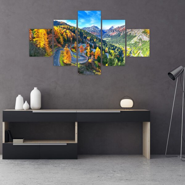 Obraz - Malojský průsmyk (125x70 cm)