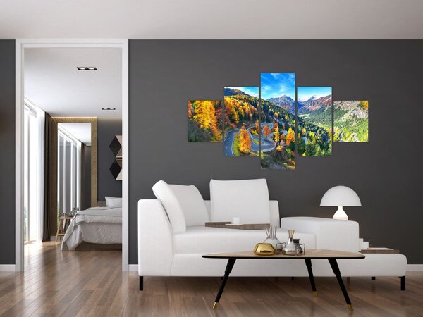 Obraz - Malojský průsmyk (125x70 cm)
