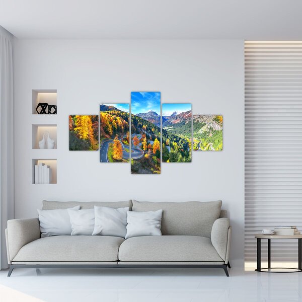 Obraz - Malojský průsmyk (125x70 cm)