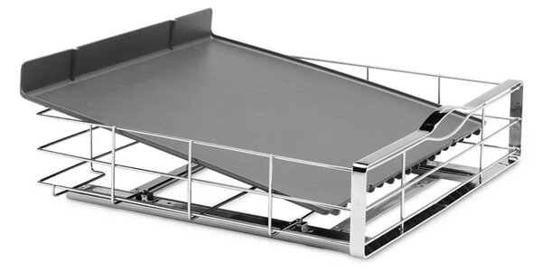 Výsuvný organizér do skříňky Simplehuman s masivním rámem z oceli, šířka 50,2 cm