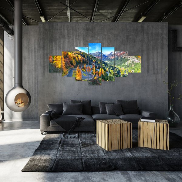 Obraz - Malojský průsmyk (210x100 cm)