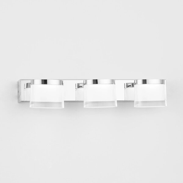 Moderní nástěnné svítidlo Sabia 38 Chrome – Šedá