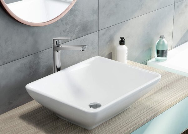 Deante Umyvadlo na desku Gardenia 49x39 cm - CDG 6U5S, keramika